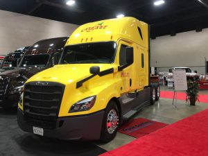 Yellow Truck Midwest Truckers Show